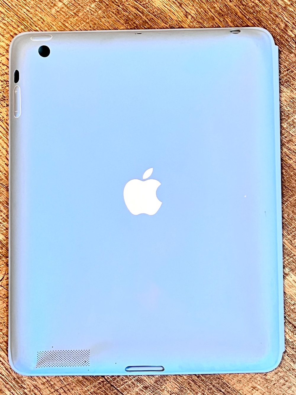 Apple iPad Smart Case Light Blue Fold Stand Cover 8x10 OEM Magnetic